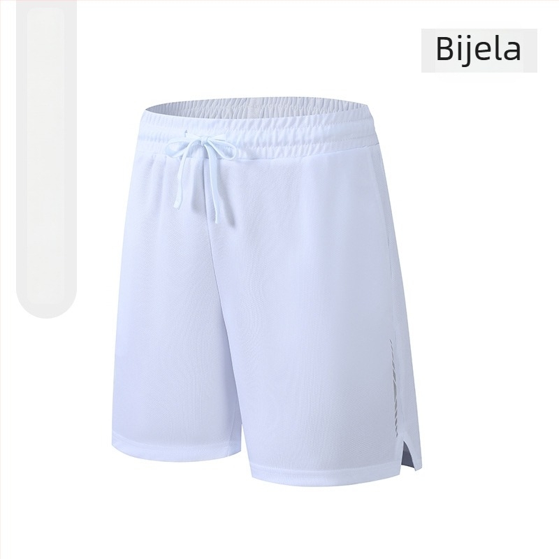 Sportske kratke hlače, široki kroj, 100% poliester, tkanina od kemijskih vlakana, ljeto