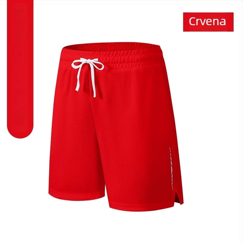 Sportske kratke hlače, široki kroj, 100% poliester, tkanina od kemijskih vlakana, ljeto