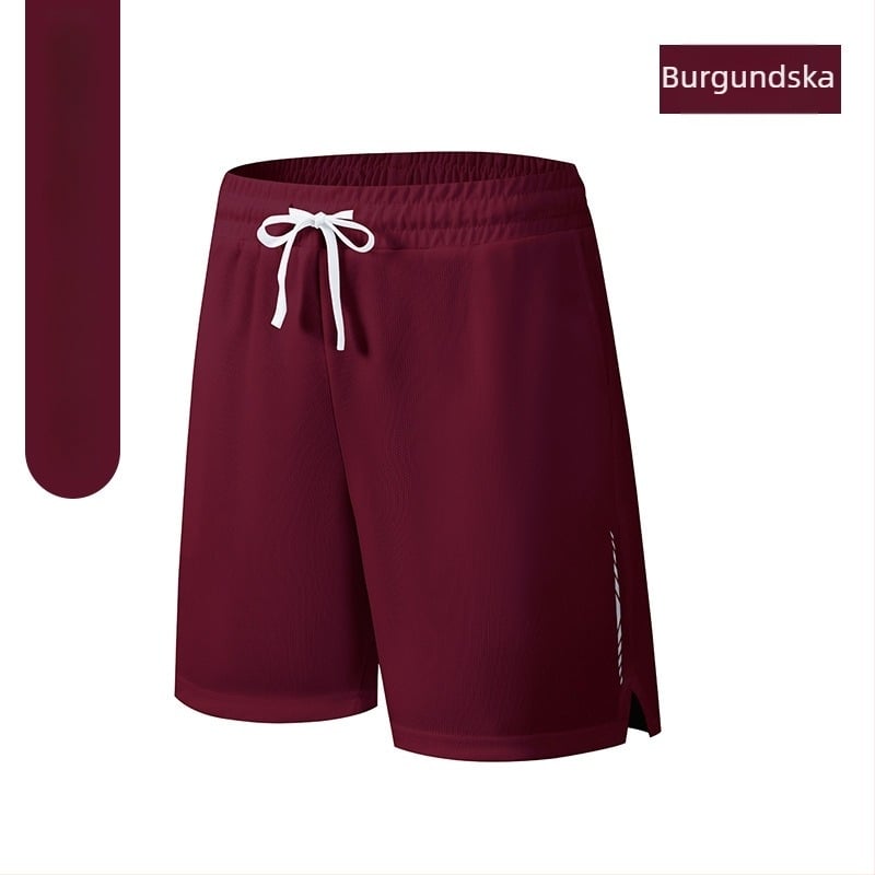Sportske kratke hlače, široki kroj, 100% poliester, tkanina od kemijskih vlakana, ljeto