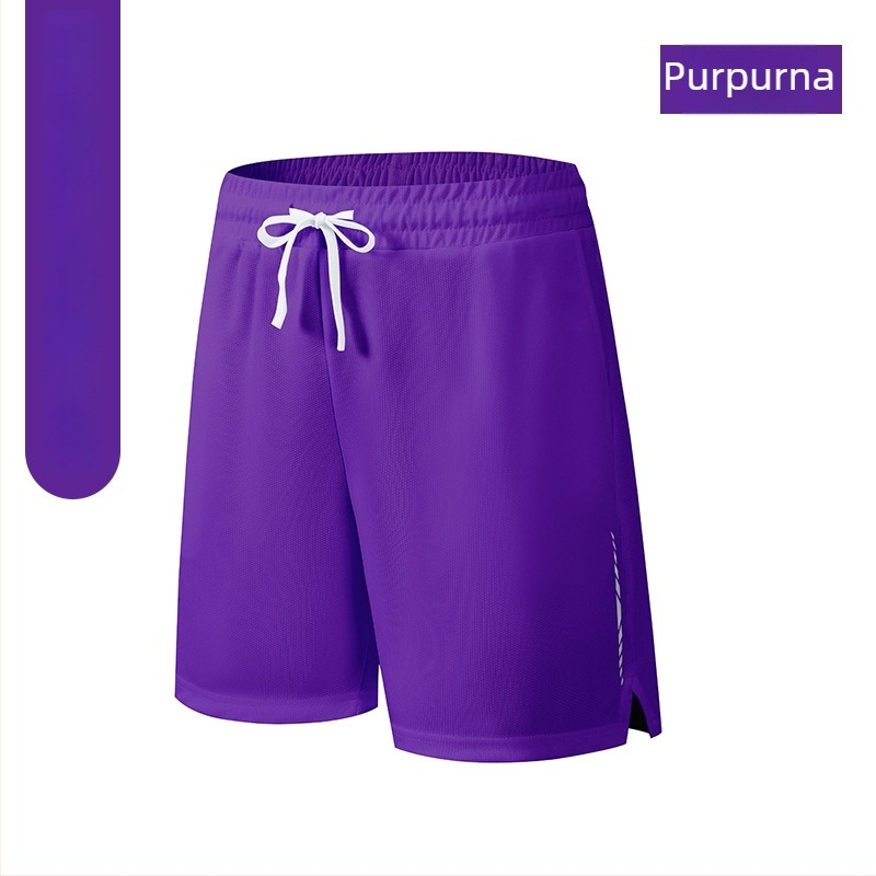 Sportske kratke hlače, široki kroj, 100% poliester, tkanina od kemijskih vlakana, ljeto