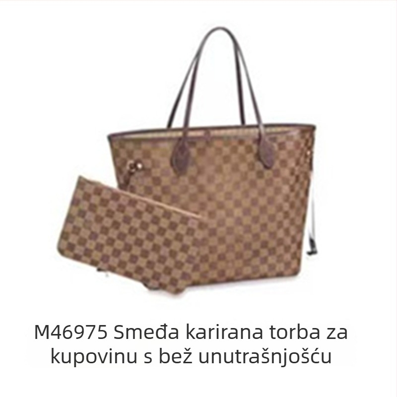 Torba Tote od goveđe kože vrhunske kvalitete, oblik kante, dvostruke naramenice, Oxford podstava, skriveni džep sa zipom i džep za telefon