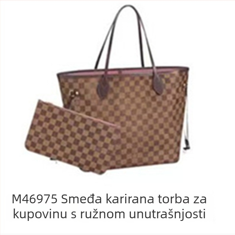 Torba Tote od goveđe kože vrhunske kvalitete, oblik kante, dvostruke naramenice, Oxford podstava, skriveni džep sa zipom i džep za telefon