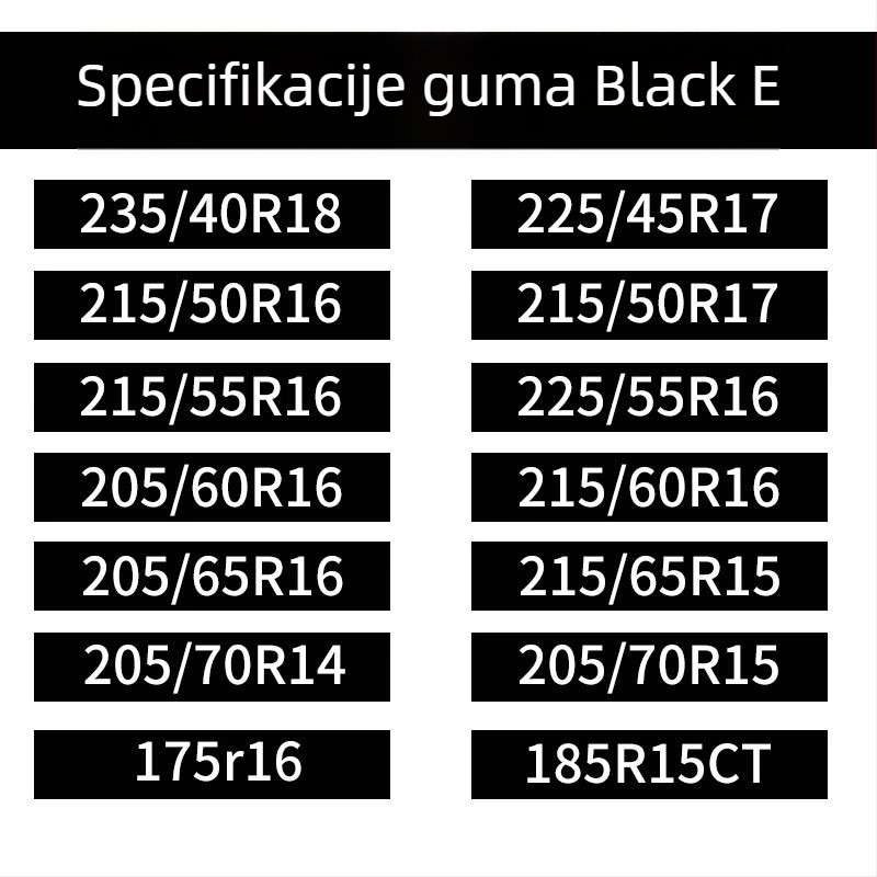 Baotuzhe Univerzalne automobilske podne presvlake — potpuno pokriće, protuklizni lanac, model Full Coverage Cowhide Anti-Slip Chain, kompatibilno sa svim vozilima, širina guma 155-285, Materijal: Drugo