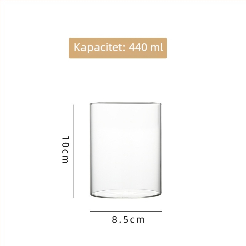 Staklena posuda od visoko borosilikatnog stakla za hidroponiju, aranžiranje cvijeća i prozračni akvarij, kartonsko pakiranje