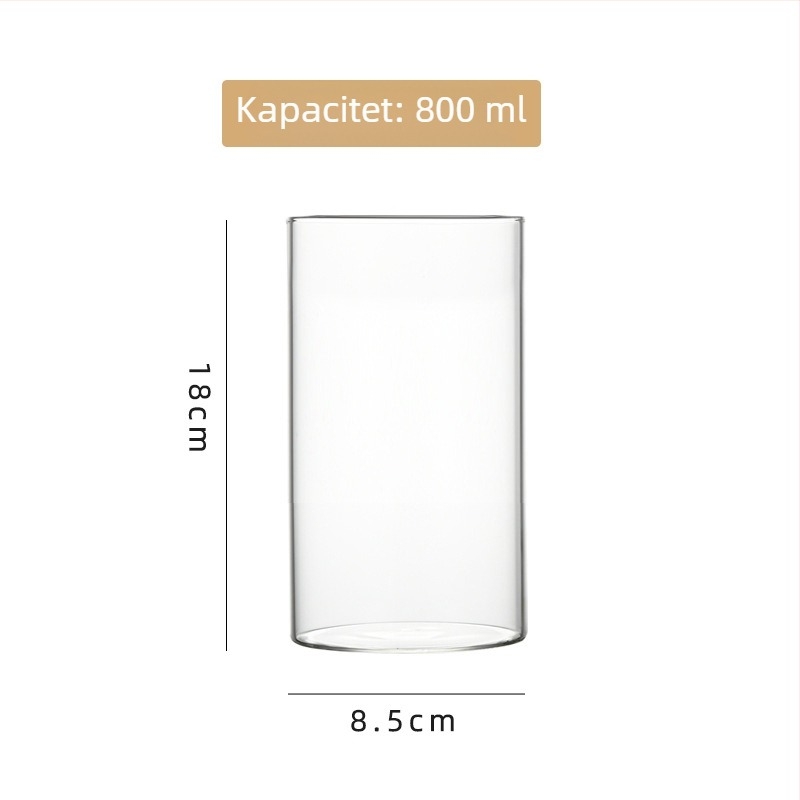 Staklena posuda od visoko borosilikatnog stakla za hidroponiju, aranžiranje cvijeća i prozračni akvarij, kartonsko pakiranje