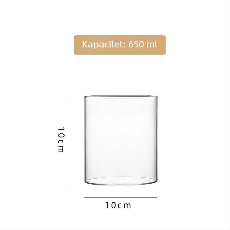 Staklena posuda od visoko borosilikatnog stakla za hidroponiju, aranžiranje cvijeća i prozračni akvarij, kartonsko pakiranje