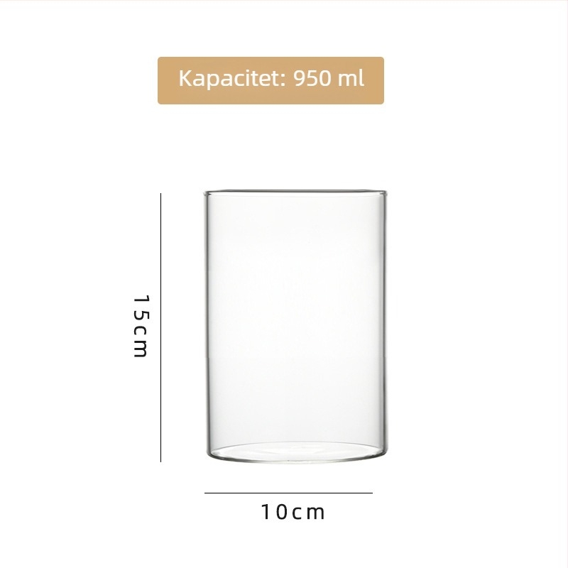 Staklena posuda od visoko borosilikatnog stakla za hidroponiju, aranžiranje cvijeća i prozračni akvarij, kartonsko pakiranje