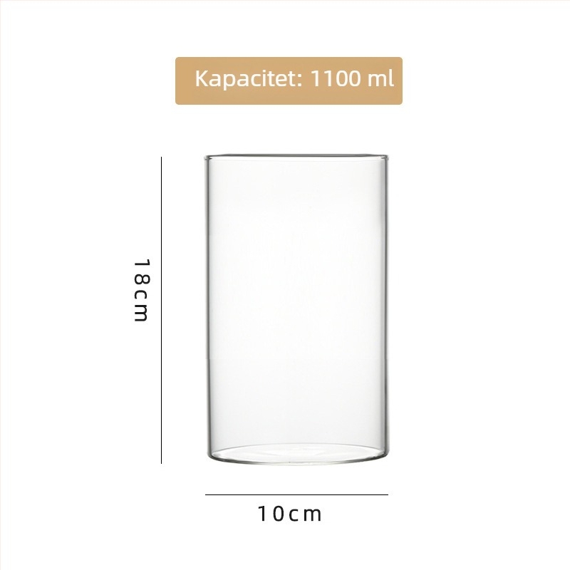 Staklena posuda od visoko borosilikatnog stakla za hidroponiju, aranžiranje cvijeća i prozračni akvarij, kartonsko pakiranje