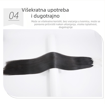Produženje kose od pravih ljudskih vlasi - set od 3 snopa
