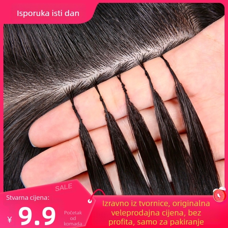 Produženje kose od pravih ljudskih vlasi - set od 3 snopa