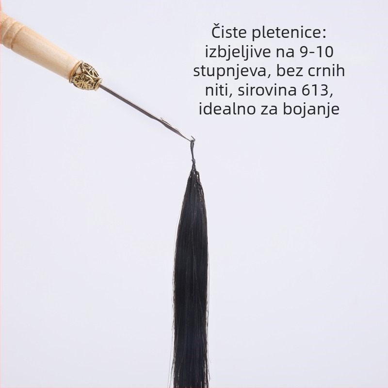 Produženje kose od pravih ljudskih vlasi - set od 3 snopa