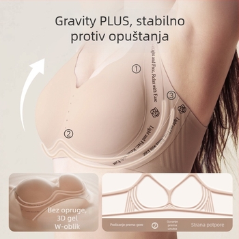 JOYNCLEON Sutien za dojenje – najlon/poliamid, bežični, nevidljiv dizajn, bezšivni
