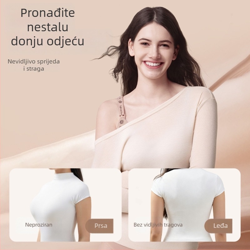 JOYNCLEON Sutien za dojenje – najlon/poliamid, bežični, nevidljiv dizajn, bezšivni