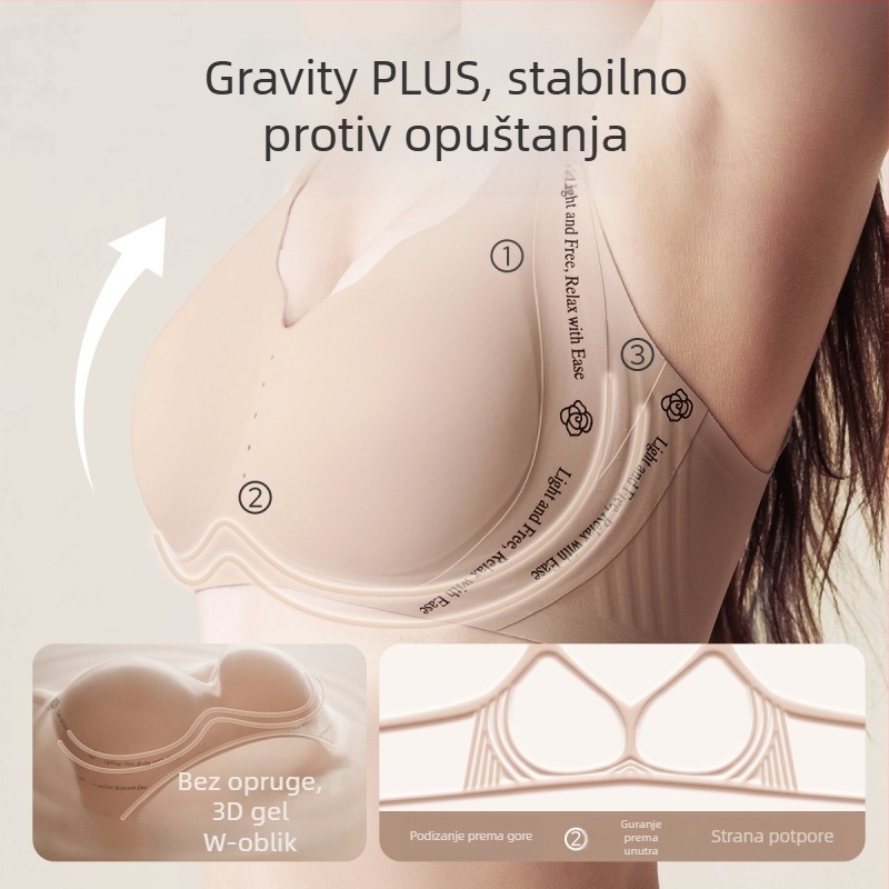 JOYNCLEON Sutien za dojenje – najlon/poliamid, bežični, nevidljiv dizajn, bezšivni