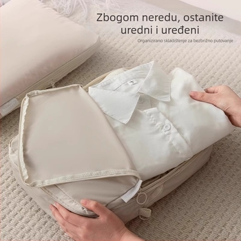 Putna torba za odlaganje odjeće s kompresijom, višestruki organizator prtljage za donje rublje i prljavu odjeću (Kompresija, Višestruki, Donje rublje i prljava odjeća, Putovanje/Spremanje u hodniku)