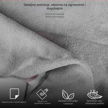Torbica za kozmetiku za kućno skladištenje, filc materijal, geometrijski uzorak, bez podstave, gradska jednostavnost