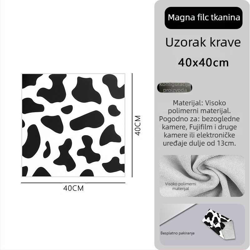 Torbica za kozmetiku za kućno skladištenje, filc materijal, geometrijski uzorak, bez podstave, gradska jednostavnost