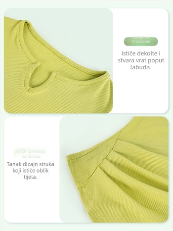 Ženski baletni bodi s dugim rukavima – Modal viskoza 92% materijal