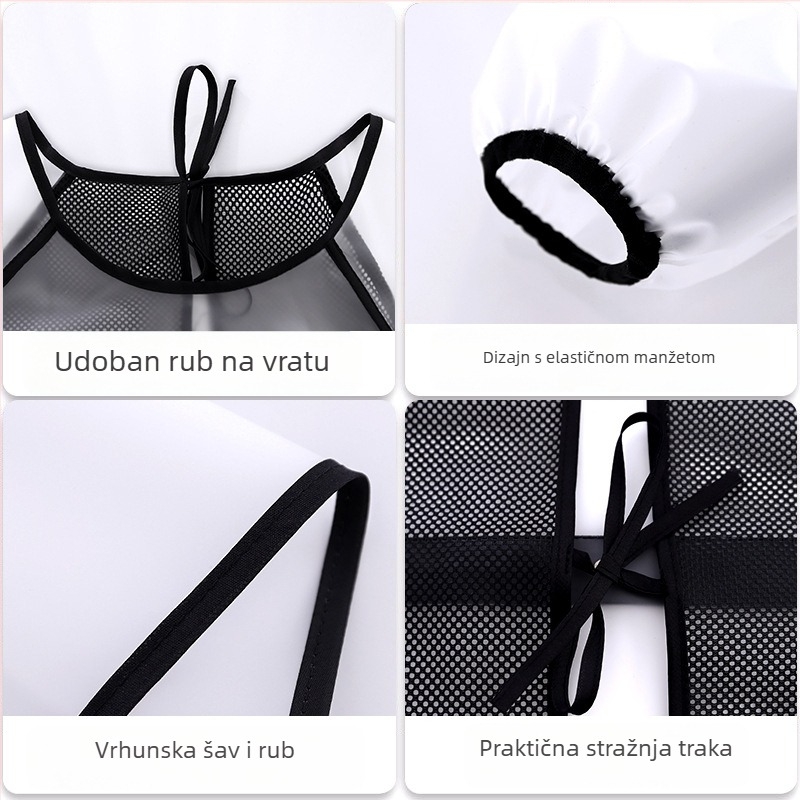 Hao Jin vodootporna pregača s rukavima za kuhinju i usluge prehrane