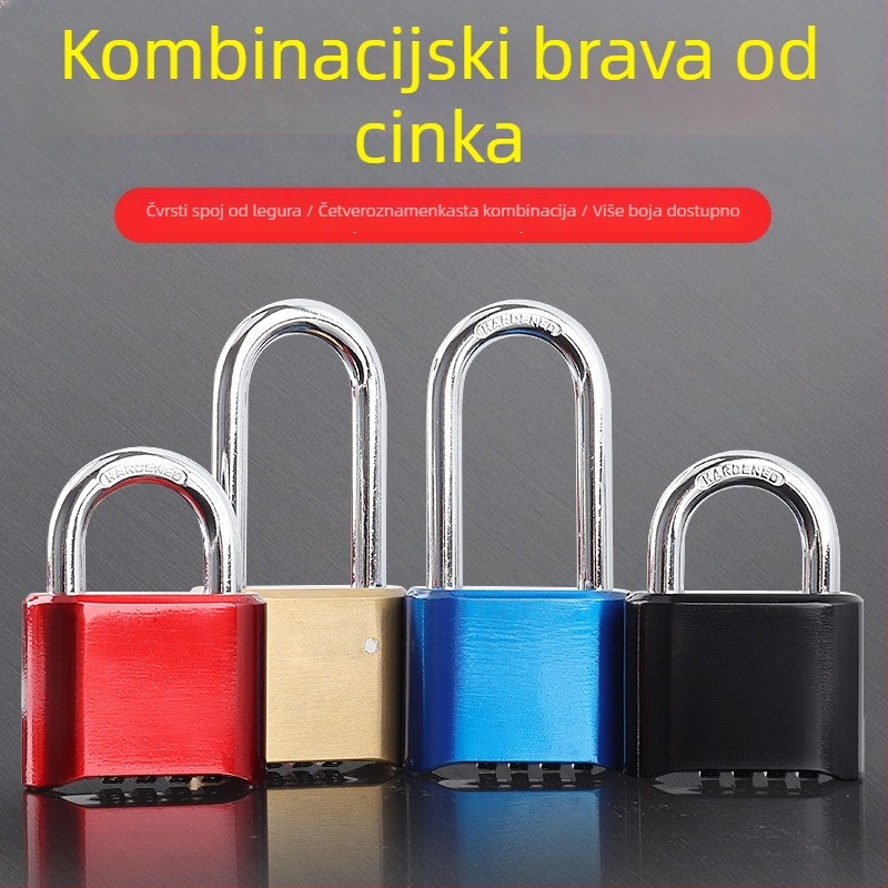 4-znamenkasti kombinirani katanc za vrata i pretince s mogućnošću prilagođavanja logotipa