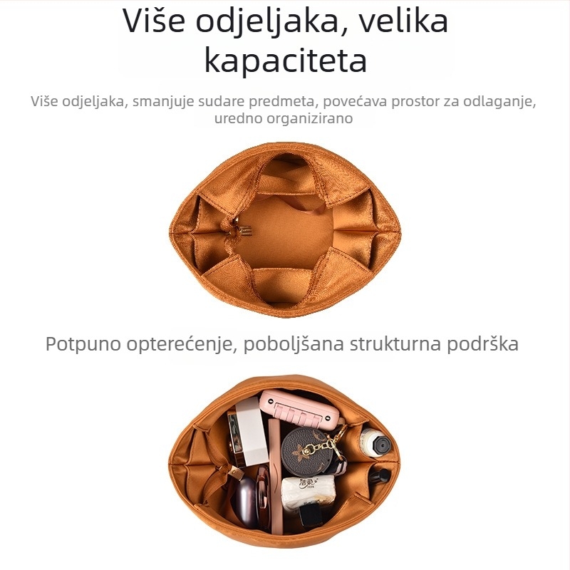 Unutarnja podstava za Picotin 18 košaru, acetatni saten, vodootporna, proširivi skladišni prostor, kućna upotreba