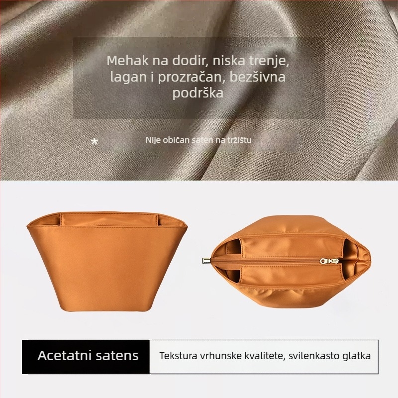 Unutarnja podstava za Picotin 18 košaru, acetatni saten, vodootporna, proširivi skladišni prostor, kućna upotreba