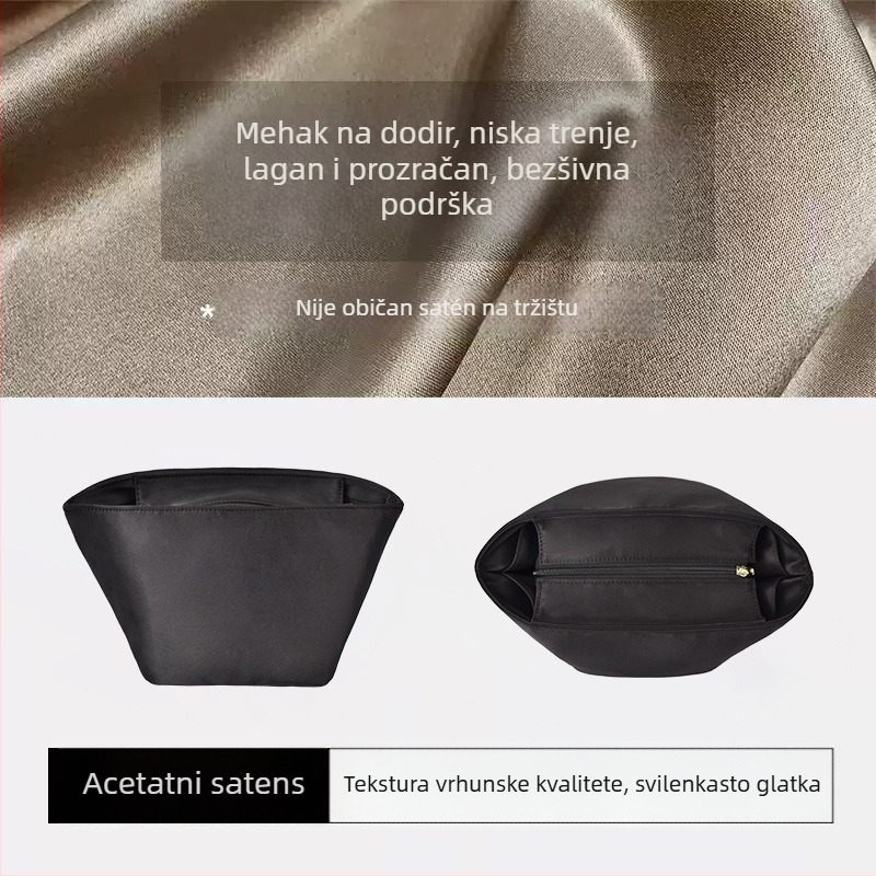 Unutarnja podstava za Picotin 18 košaru, acetatni saten, vodootporna, proširivi skladišni prostor, kućna upotreba