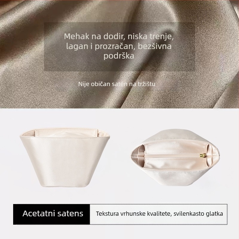 Unutarnja podstava za Picotin 18 košaru, acetatni saten, vodootporna, proširivi skladišni prostor, kućna upotreba
