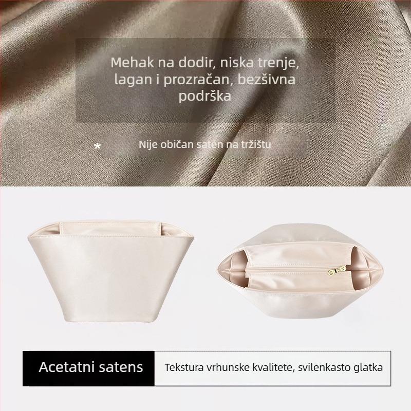 Unutarnja podstava za Picotin 18 košaru, acetatni saten, vodootporna, proširivi skladišni prostor, kućna upotreba