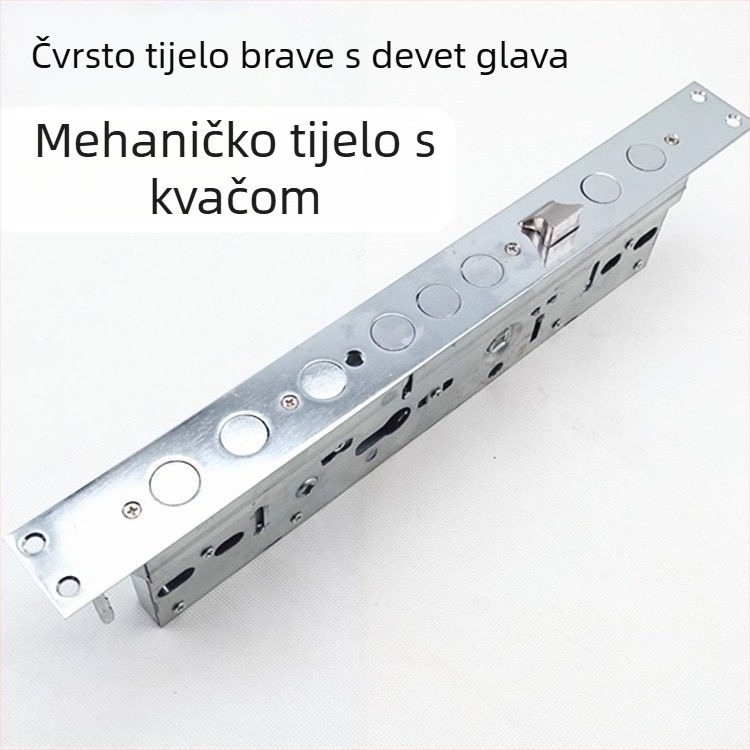Set brava za vrata protiv krađe, univerzalno nehrđajuće čelično tijelo, kuglični mehanizam, Colorful marka, model Default item