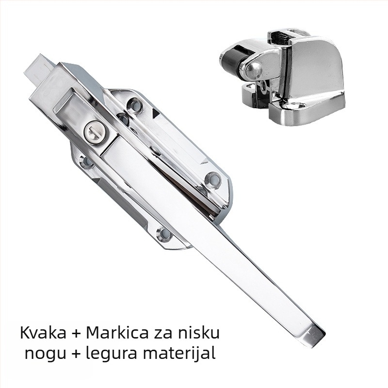 Ugradbena brava za vrata – cink legura, model JNM-DX1178, moderan minimalistički stil, mogućnost prilagodbe