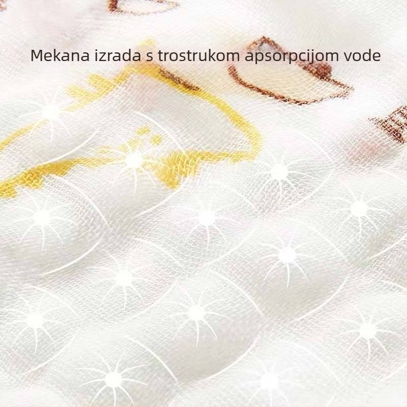 Dječji pamučni kvadratni ručnik Bamboo Blue, broj 1744/1745/1746, 40-count, težina ispod 50 g