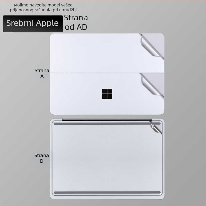 Surface Laptop Studio2 zaštitni film za kućište, PVC materijal, posvećeni film, za Microsoft Notebook