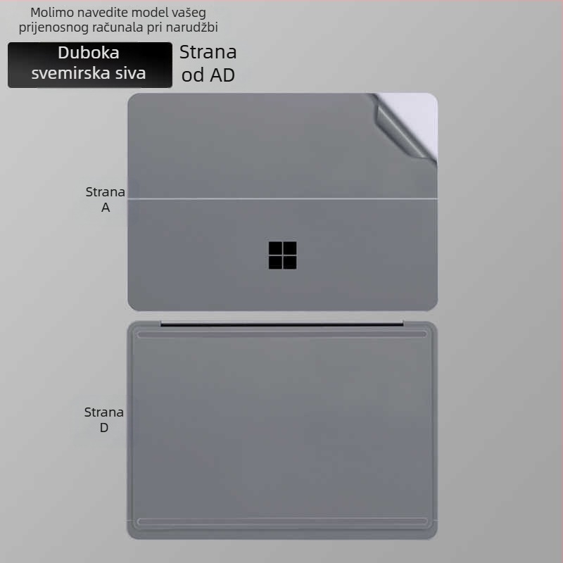 Surface Laptop Studio2 zaštitni film za kućište, PVC materijal, posvećeni film, za Microsoft Notebook
