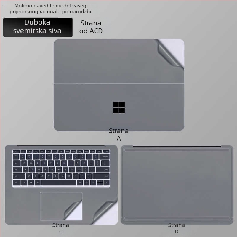Surface Laptop Studio2 zaštitni film za kućište, PVC materijal, posvećeni film, za Microsoft Notebook