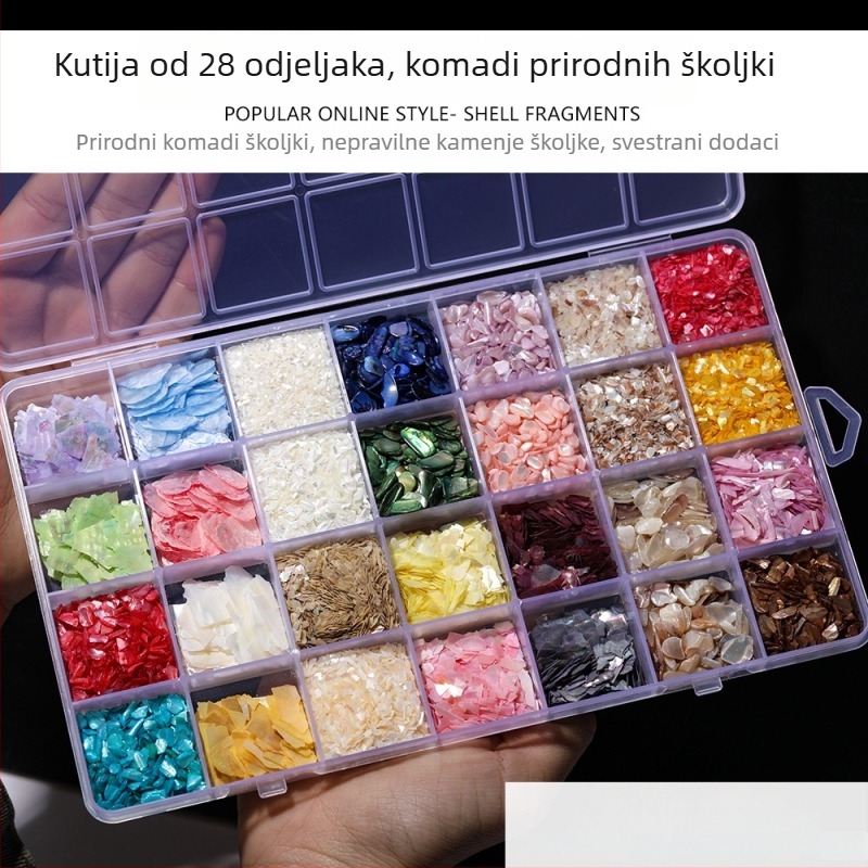 DIY nakit i dodaci — Materijal: školjka, Prirodni uzorak školjke, Površinska obrada kapljicama ulja, Starinski stil, Proljeće 2025