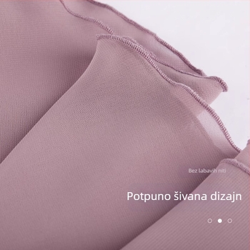 Baletna suknja za vježbanje, kineski stil, svježa i slatka, šifon glavni materijal >95%, obrada visokim temperaturama, Zima 2024