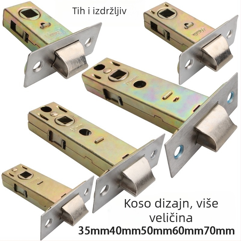 Željezni cilindar brave za kućna i kupaonska vrata, moderan minimalistički stil, marka According to me ya