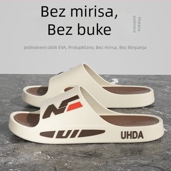 Muške slide sandale – PVC gornji dio, PVC đon, injekcijski oblikovan đon, slip-on, ljetna casual obuća