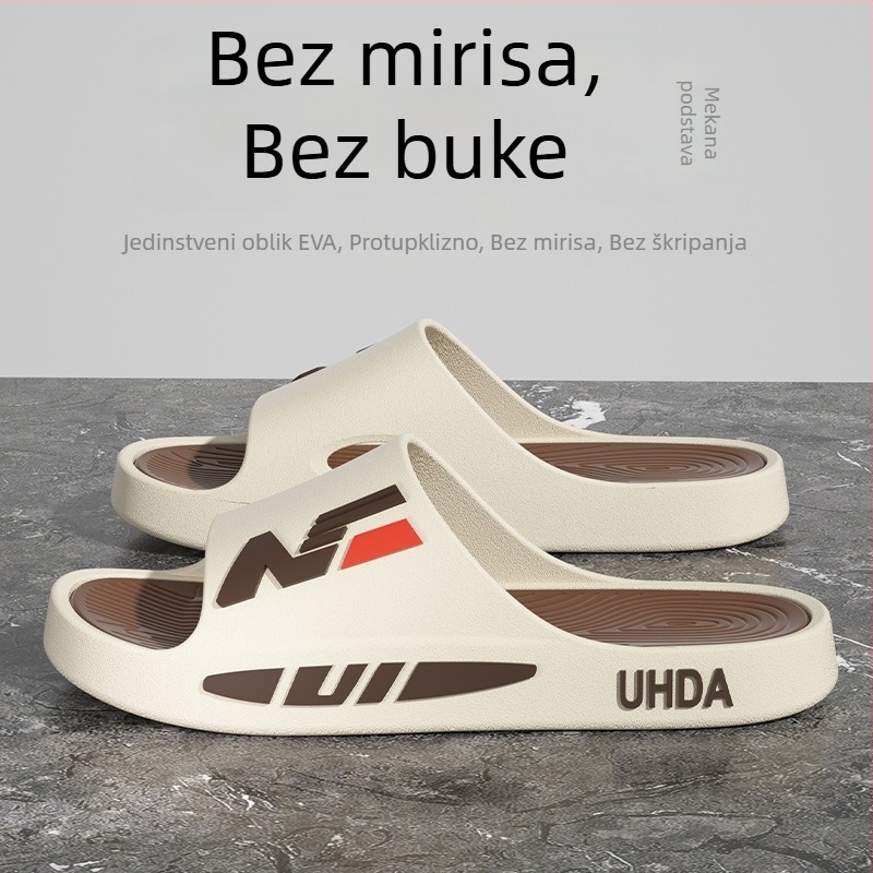Muške slide sandale – PVC gornji dio, PVC đon, injekcijski oblikovan đon, slip-on, ljetna casual obuća