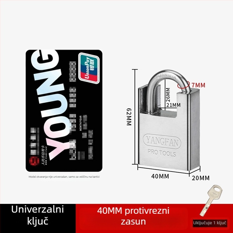 Katanac za ormariće – Sail, željezni Half Pack model, kućna upotreba, moderan stil