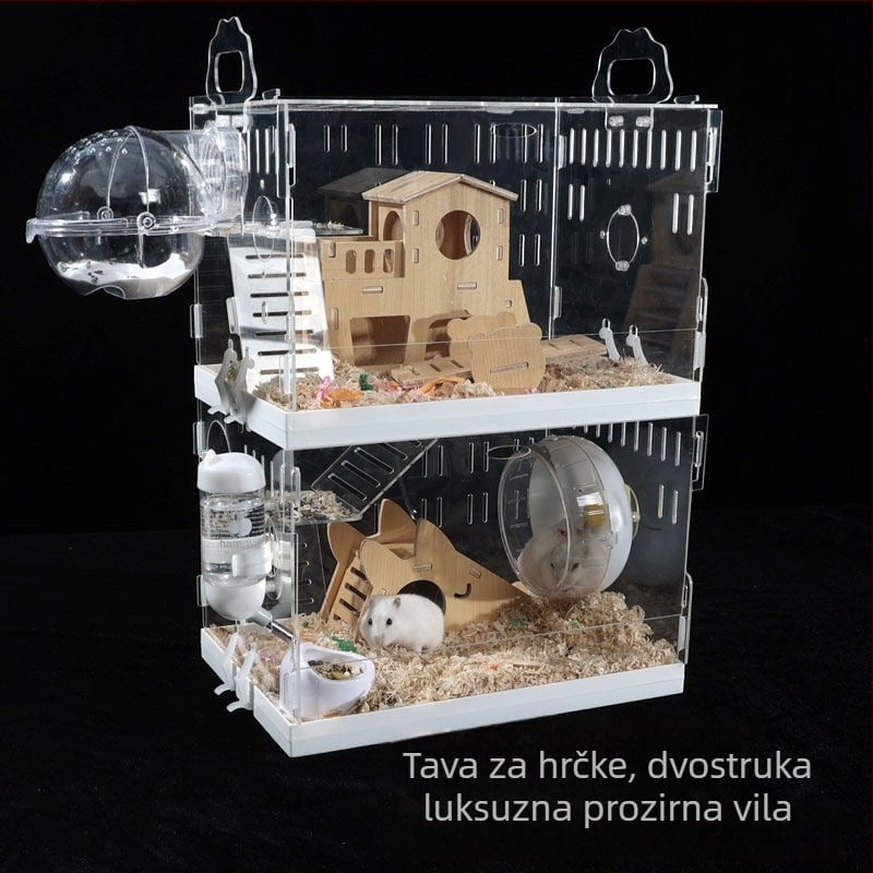 Kavez za hamstere, plastičan, marka Powerful factory, pogodan za hamstere