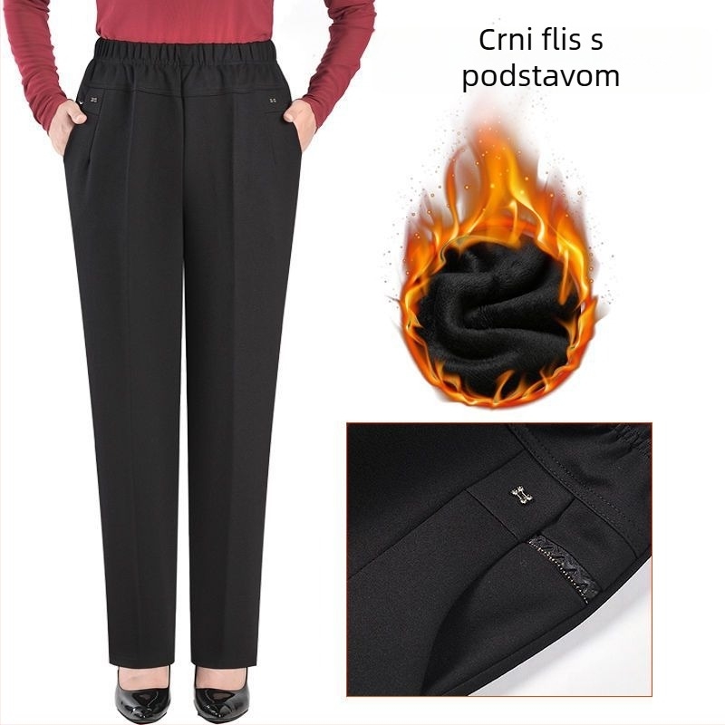 Ženske ravne dugačke hlače, patchwork stil, casual odjeća, proljeće 2024