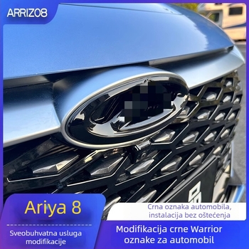 Prednji poklopac logotipa i dekorativni trak grile za Arrizo 8 – Plastika, montaža na branik, kompatibilno s Arrizo 8 2023–2024