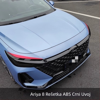 Prednji poklopac logotipa i dekorativni trak grile za Arrizo 8 – Plastika, montaža na branik, kompatibilno s Arrizo 8 2023–2024