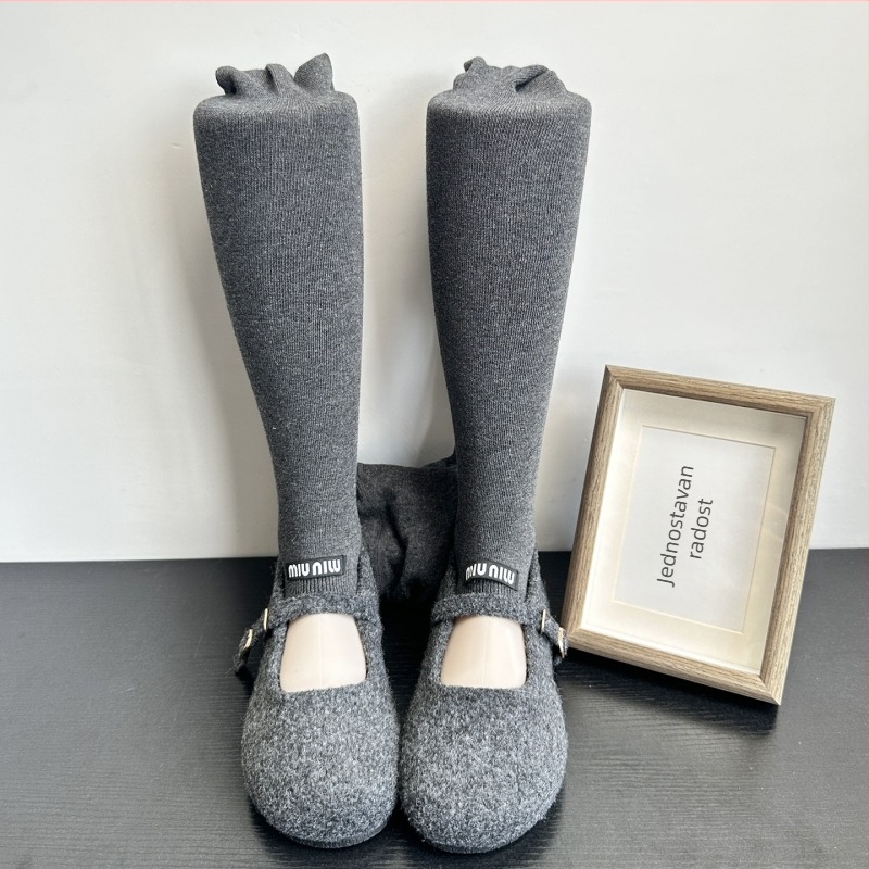 Japanski stil čarape-legginse s otvorenim prstima, jednobojne, srednja gustoća