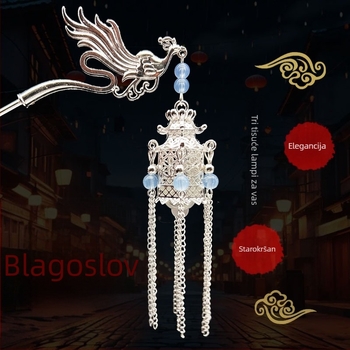 Klip za kosu od legure, nacionalni stil, geometrijski dizajn, elektroplatiranje, pojedinačno pakirano, zimsko izdanje 2025