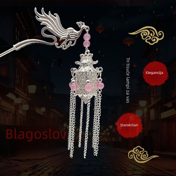 Klip za kosu od legure, nacionalni stil, geometrijski dizajn, elektroplatiranje, pojedinačno pakirano, zimsko izdanje 2025