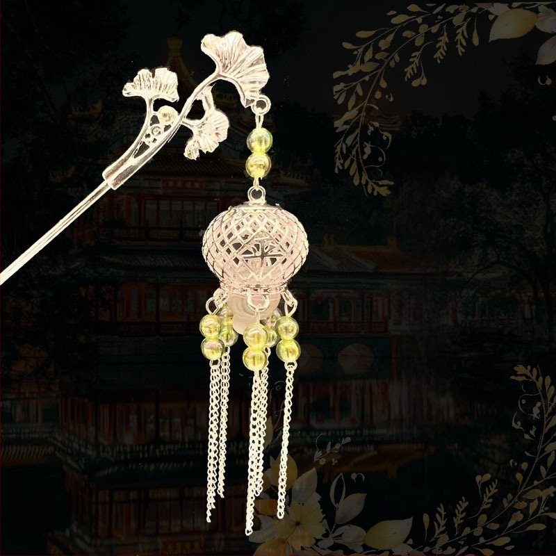 Klip za kosu od legure, nacionalni stil, geometrijski dizajn, elektroplatiranje, pojedinačno pakirano, zimsko izdanje 2025