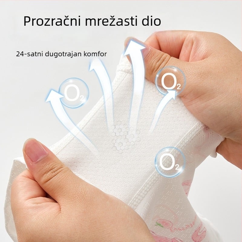 Dječje bokserice za djevojčice od pamuka 95%, lagani ljetni model, za djevojčice 3–8 godina (100–140 cm) i stariju djecu preko 140 cm.